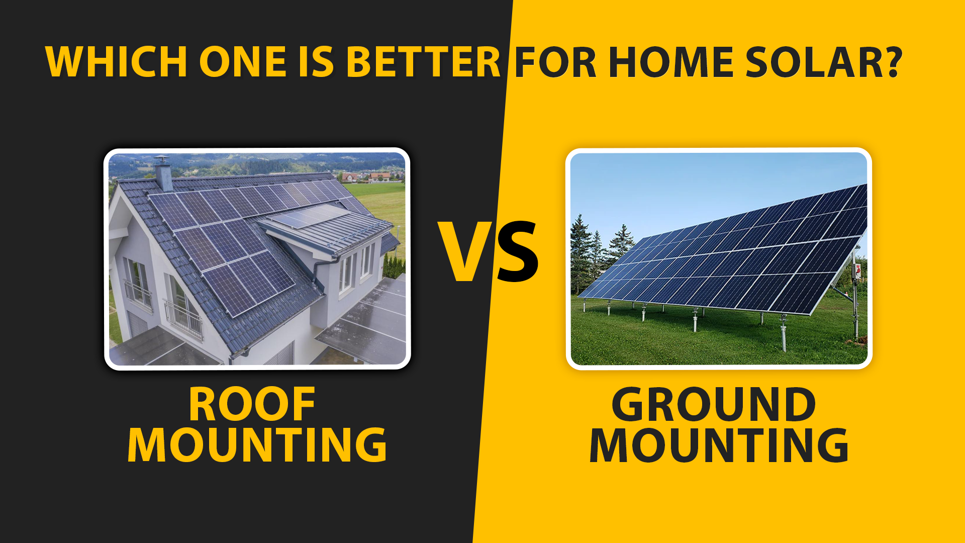 Roof or Ground Mounting Which Is Better for Home Solar?